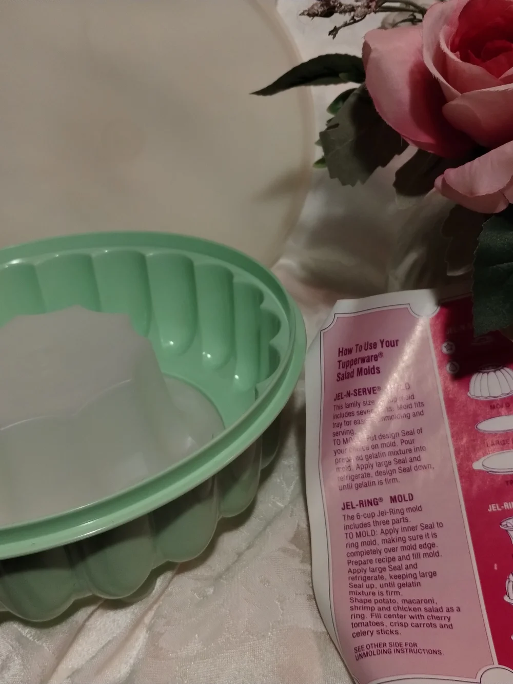 Vintage Green Jell-O Mold